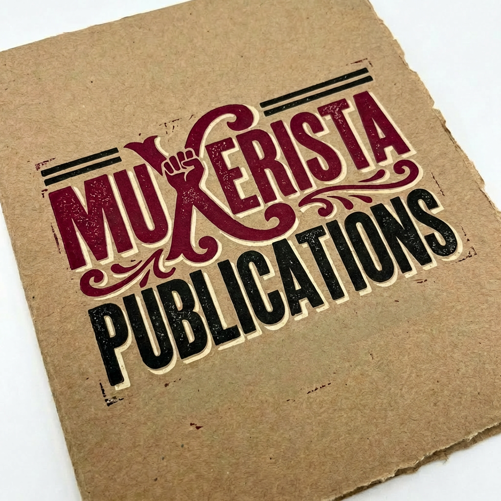 Muxerista Publications, logo with a raised fist.